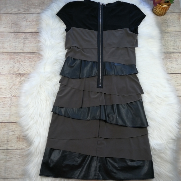 Joseph Ribkoff Draped Sheat Dress Size 2 - Picture 7 of 7